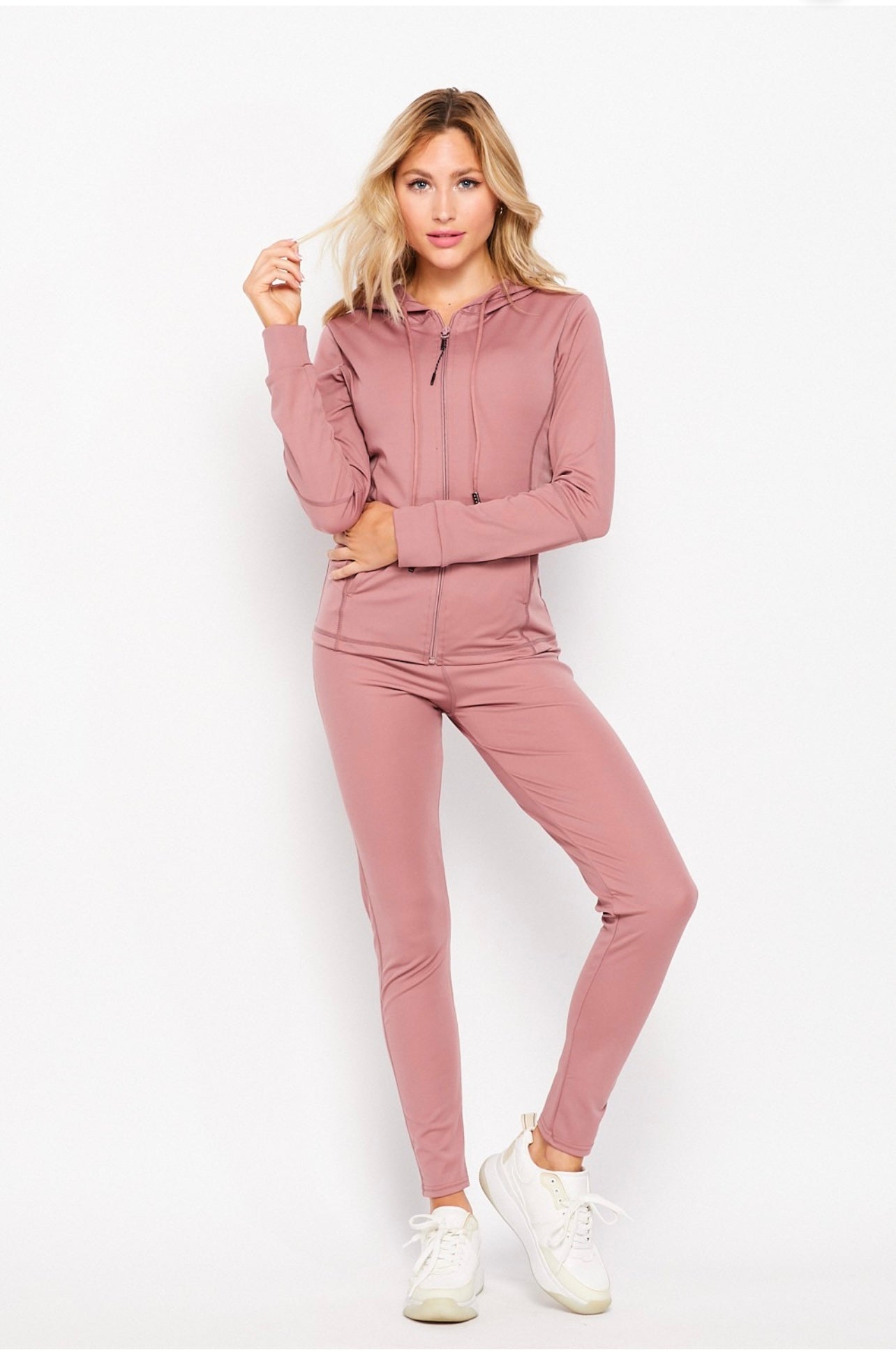 Discover |3pc Activewear Set |Mauve