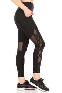 Ebony | Tummy Control High Waist Leggings - Black