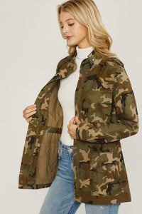 Kayla Camo Jacket | Green