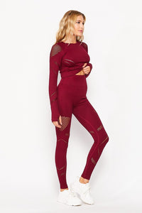 Brooklyn-Ave83-Two Piece  Long Sleeve Yoga Set