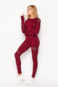 Brooklyn-Ave83-Two Piece  Long Sleeve Yoga Set