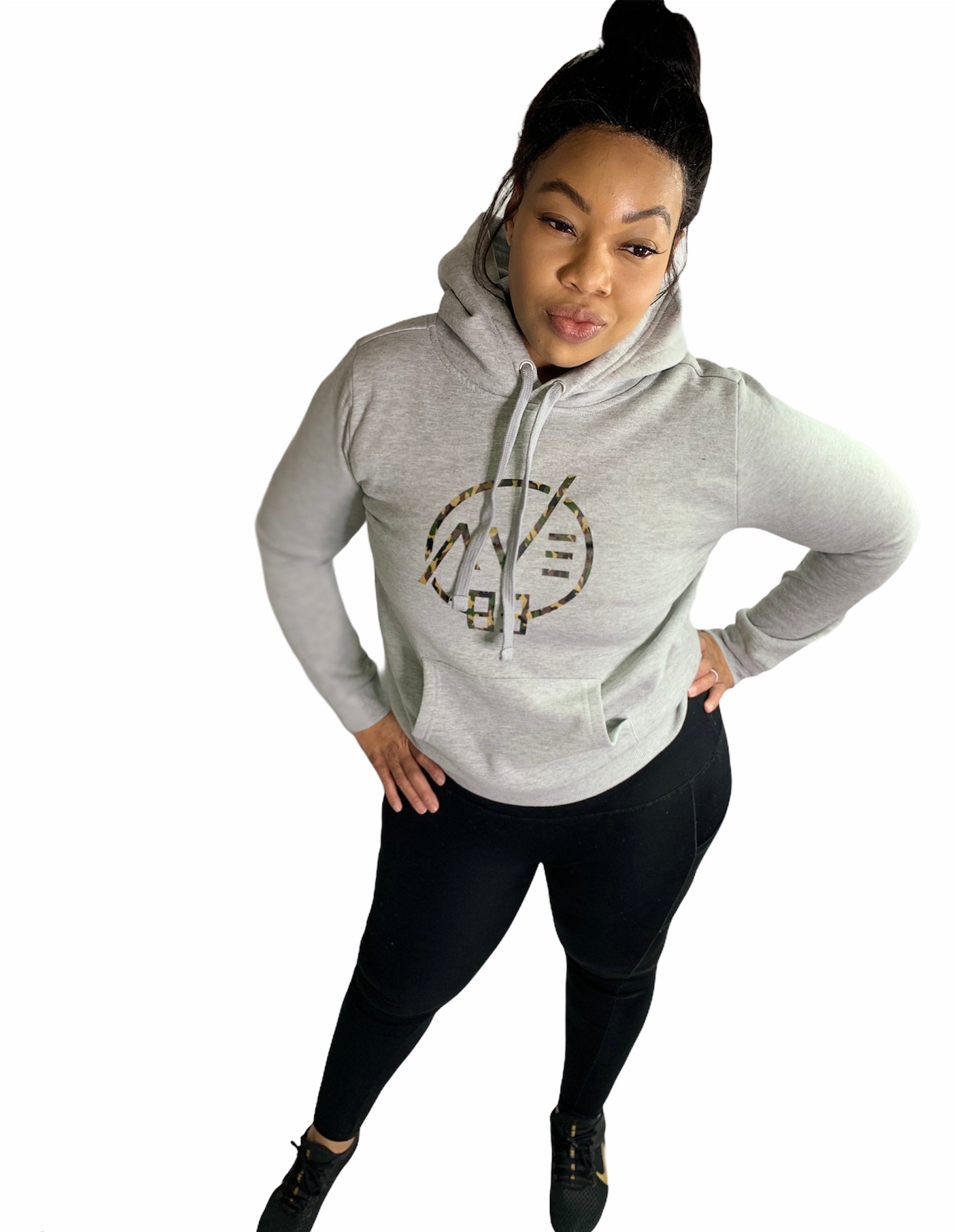 Grey AVE83 Pull Over Hoodie