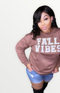 Fall Vibes Sweatshirt | Brown