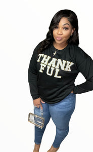 Thankful Sweatshirt | Black